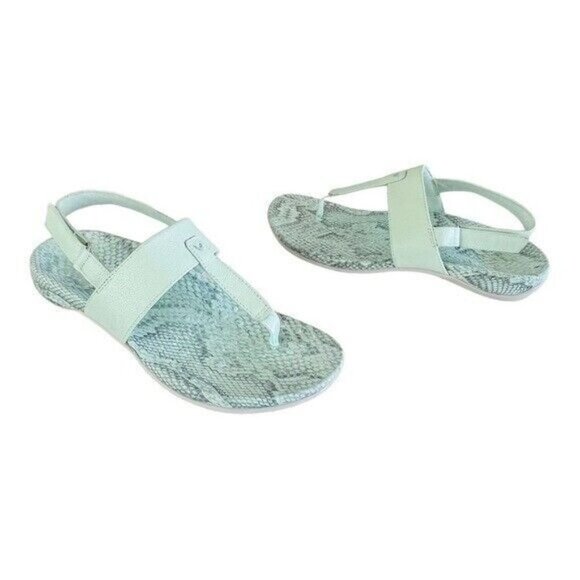 VIONIC Tala T-Strap Seafoam Sandals Orthotic Comfort Size 9 NEW $100 - Picture 5 of 6